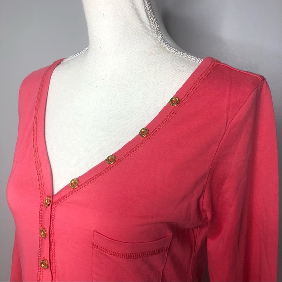 Lilly Pulitzer Island Coral Palmetto Dress Medium - Picture 4 of 6